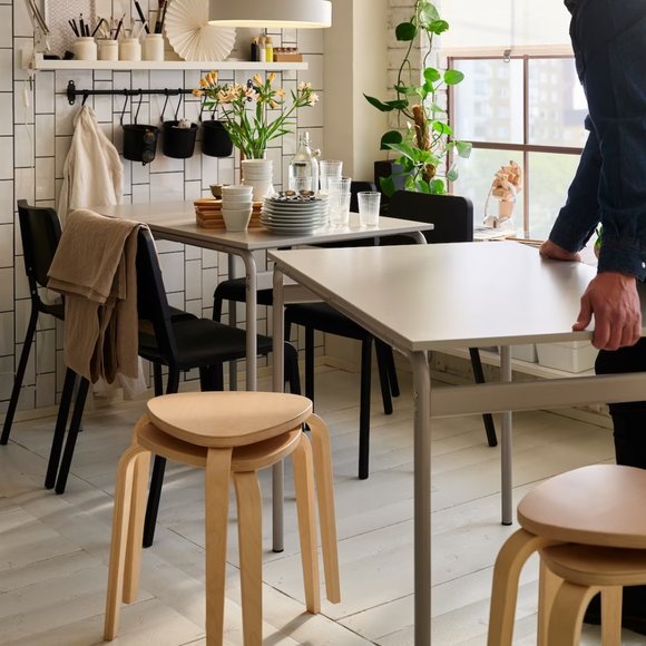 IKEA KYRRE Stool, birch - Picture 11 of 14